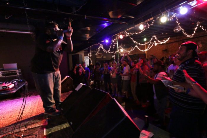 Mega Ran at Secret Stages. Photo by Cody Smith