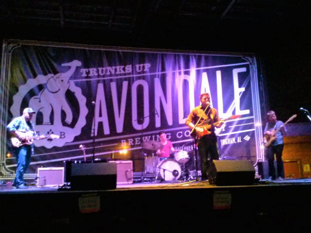 Justin Cross and band at Avondale Brewing