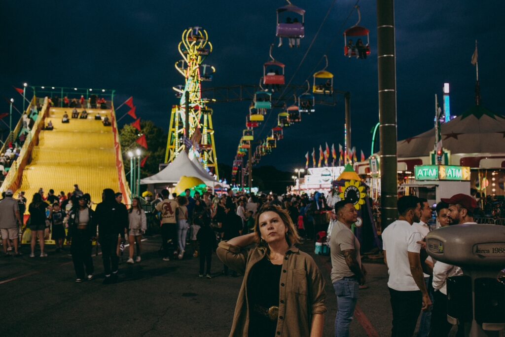 Janet Simpson at the fair