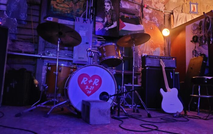 stage set at firehouse