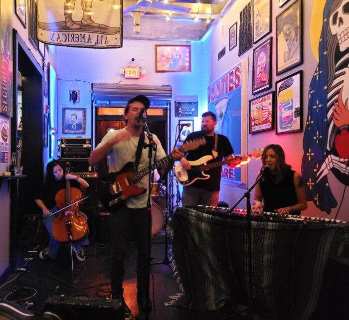 red harp band at church key
